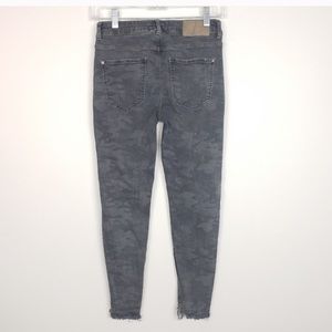 Zara grey camo jeans